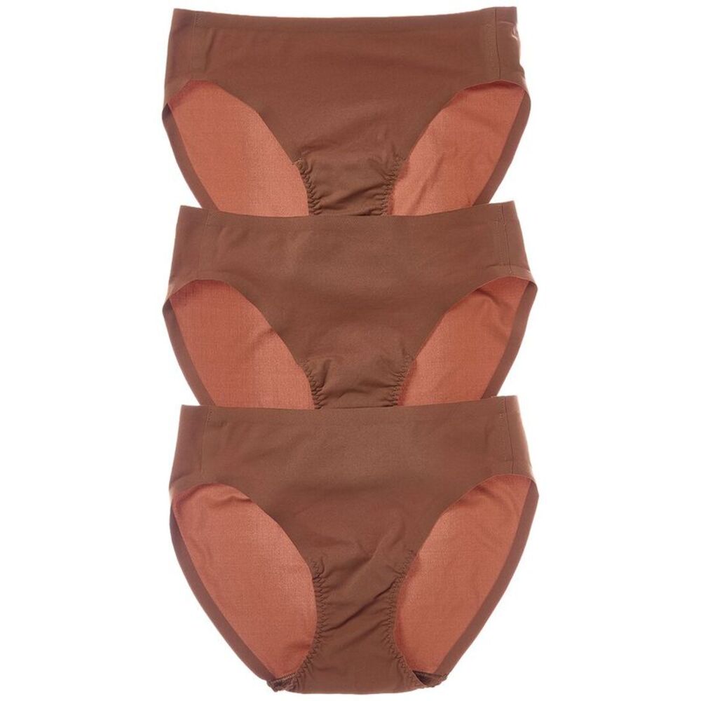 Spanx® Womens  3Pk Bikini, Brown